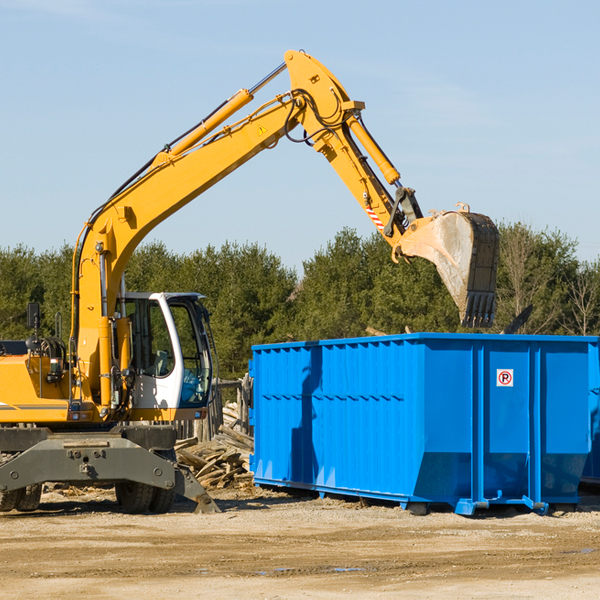 how does a residential dumpster rental service work in Sayner